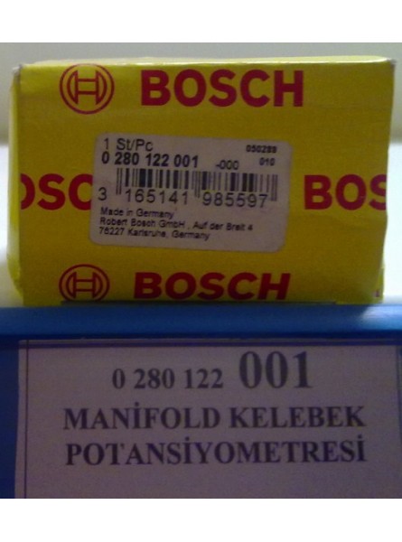 0280122001 Bosch Датчик положения дрос. заслонки 